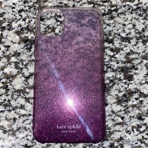 Kate Spade Purple Sparkle IPhone 11/XR 6.1 inches phone case💜
